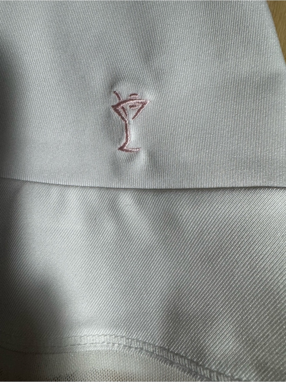 Golftini White Women’s Top Golf Skort with Mesh Hem Size Medium - Picture 4 of 11